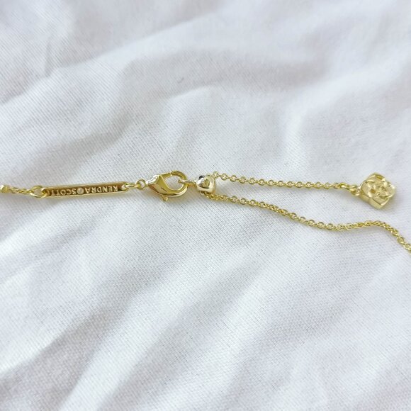 Kendra Scott Piper Blue Lapis Gold Pendant Necklace - Picture 3 of 3